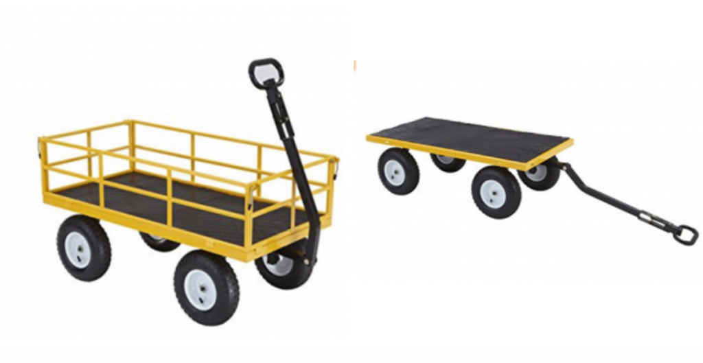 Gorilla Heavy-Duty Steel Utility Cart Just $99.99! (Reg. $169.00)