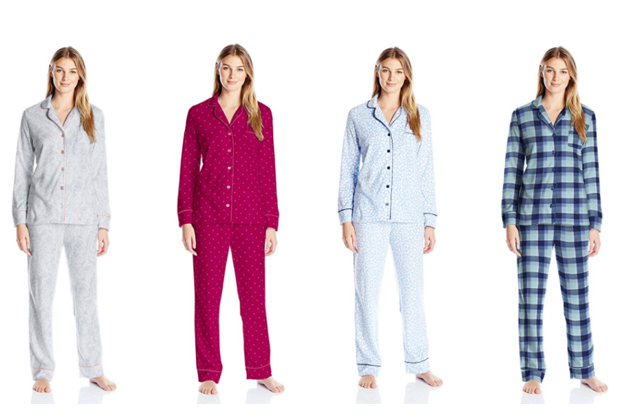 Carole Hochman Notch Collar Microfleece Pajama Set As Low As $8.50! (Reg. $72.00)