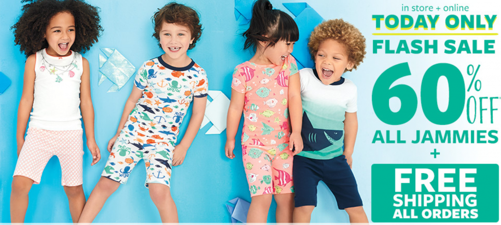 Carters 60% Off Jammies & Osh Kosh 50% Off Everything! Plus FREE Shipping!
