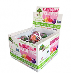Tree Hugger Bubble Gum Lollipops 48-Count $13.72!