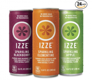 Izze Sparkling Juice, 3 Flavor Variety Pack 24-Count Just $10.99 Shipped!