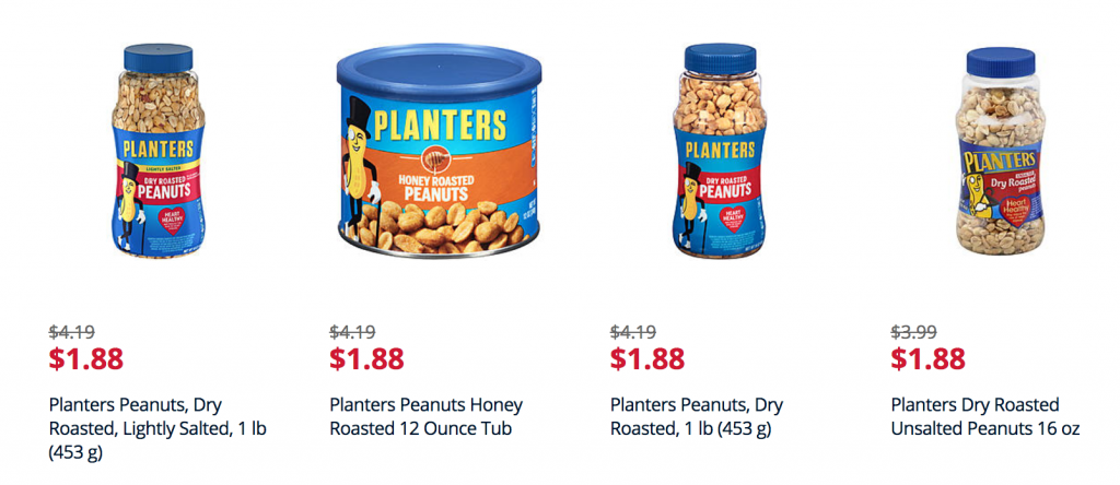 Planters Peanuts Just $1.88 At Kmart!  (Reg. $4.19)