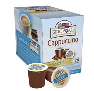 Grove Square French Vanilla Cappuccino Single Cups 24-Count Just $7.52 Shipped!