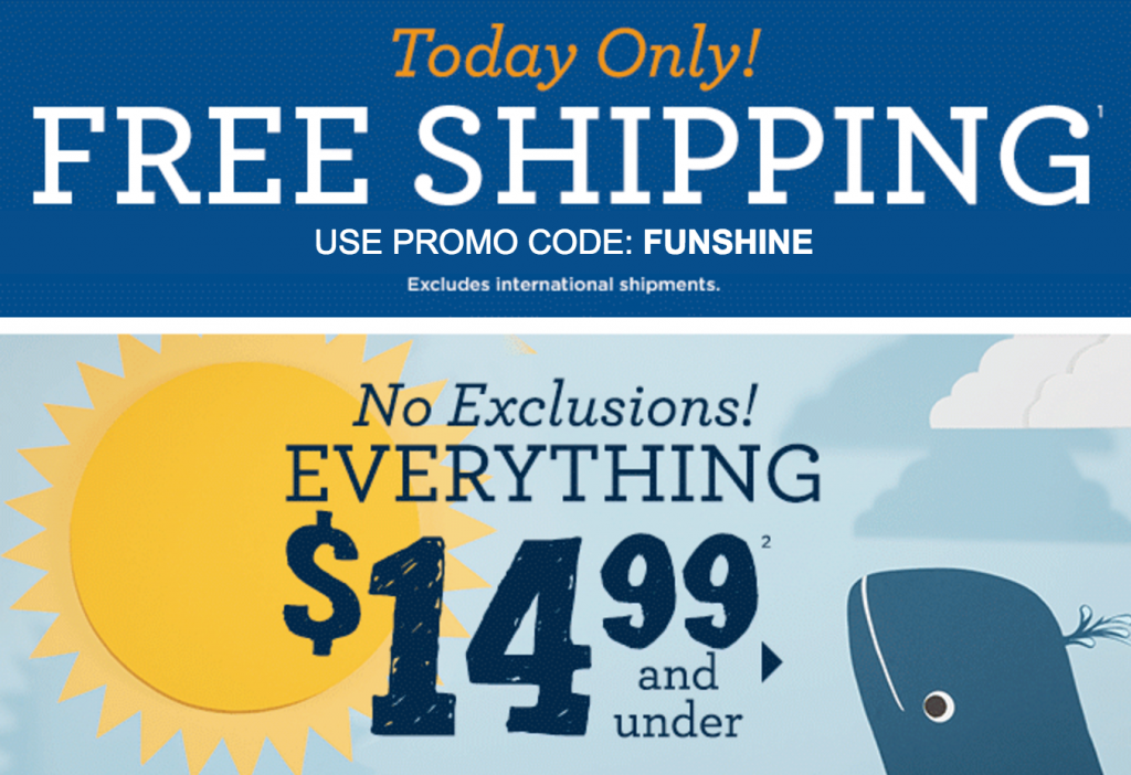 FREE Shipping And $14.99 & Under Sale At Gymboree!
