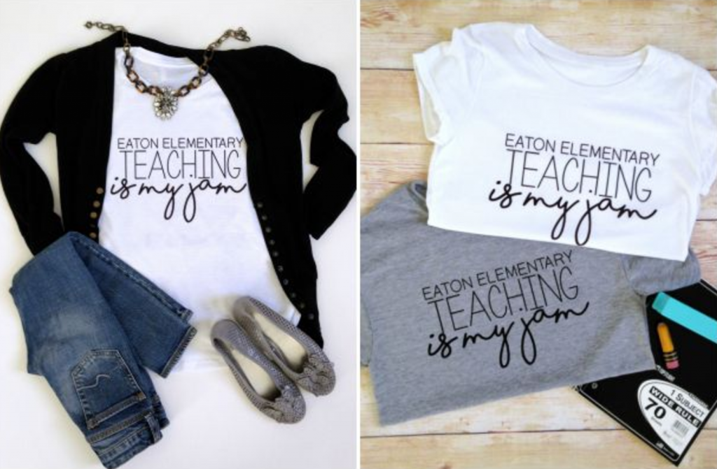 Custom ‘Teaching is My Jam’ Shirts Just $12.99! (Reg. $26.00) Perfect End Of Year Gift!