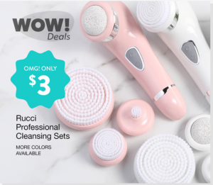 Hollar WOW Deal: Rucci Professional Cleansing Sets Just $3.00!