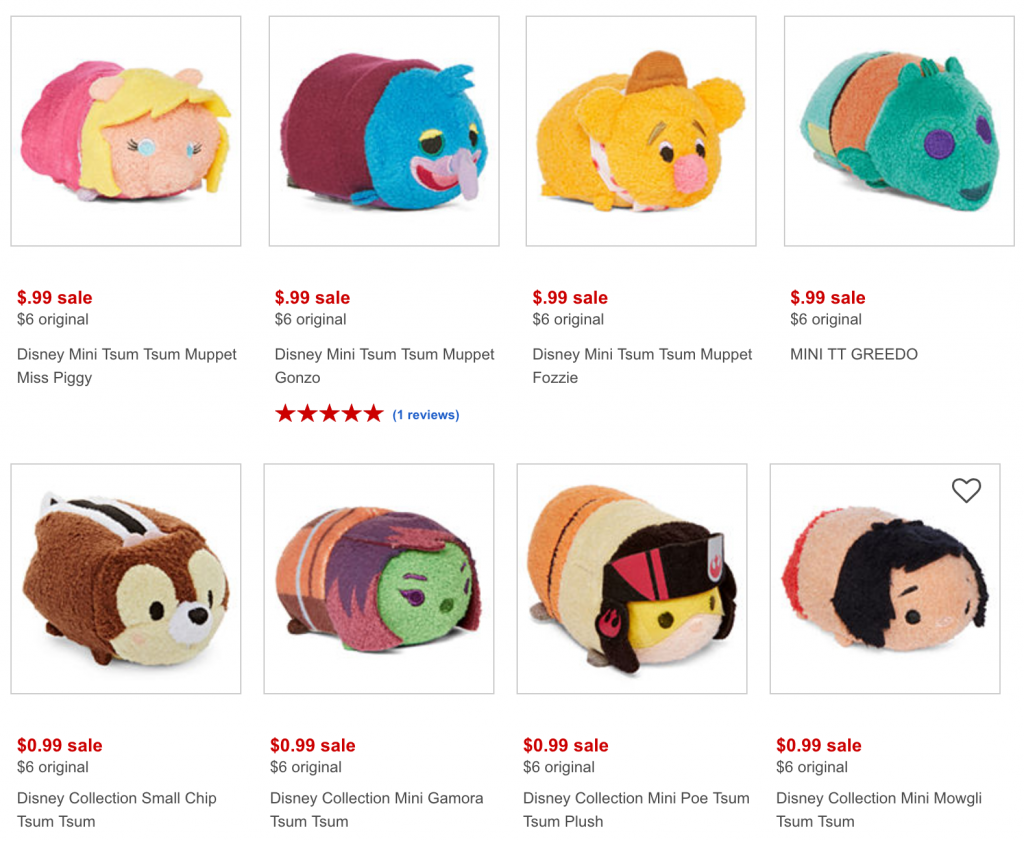 Mini Disney Tsum Tsum Plush Just $0.99 At JCPenney!