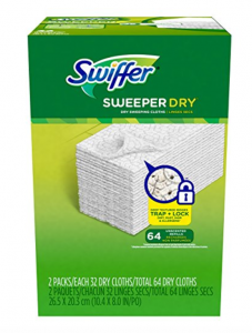 Swiffer Sweeper Dry Sweeping Pad Refills 64-Count Just $10.24 Shipped!