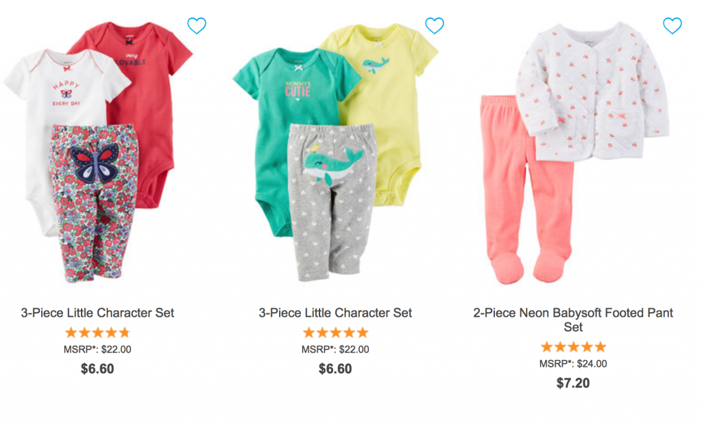 RUN!!!! 70% Off Baby Sets At Carters! 3-Piece Sets As Low As $6.60! (Reg. $22.00)
