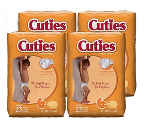 HOT! Cuties Size 6 Baby Diapers 23-Count, 4-Pack Just $5.87 With Amazon Family! Just $0.06 Per Diaper!
