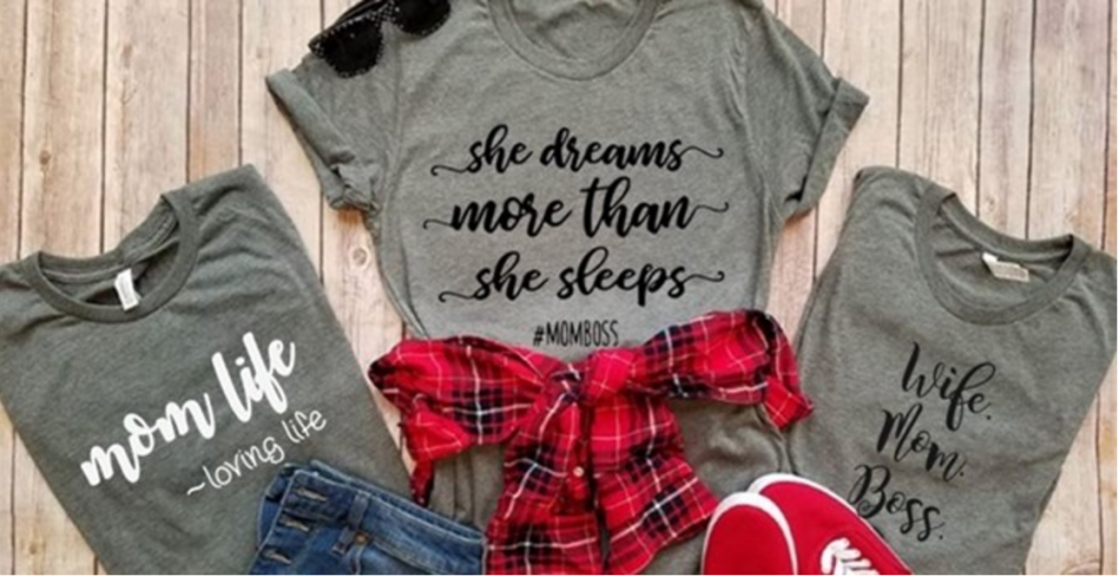Blessed Momma & Wife Graphic T-shirt Just $13.99!