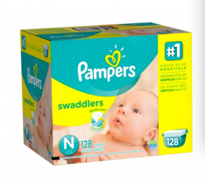 HOT! Pampers Swaddlers Diapers Newborn 128 Count Just $14.62 Shipped!