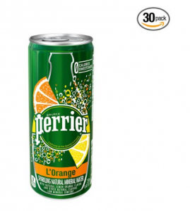 Perrier Sparkling Natural Mineral Water Lemon/Orange Flavor 30-Count $10.49 Shipped!