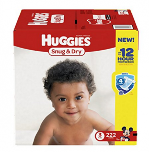 HOT! Huggies Snug & Dry Size 3 Diapers 222-Count Just $21.04! That’s $0.09 Each!