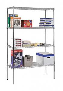 Sandusky Chrome Steel Heavy Duty Adjustable Wire Shelving Just $79.88! (Reg. $109.88)