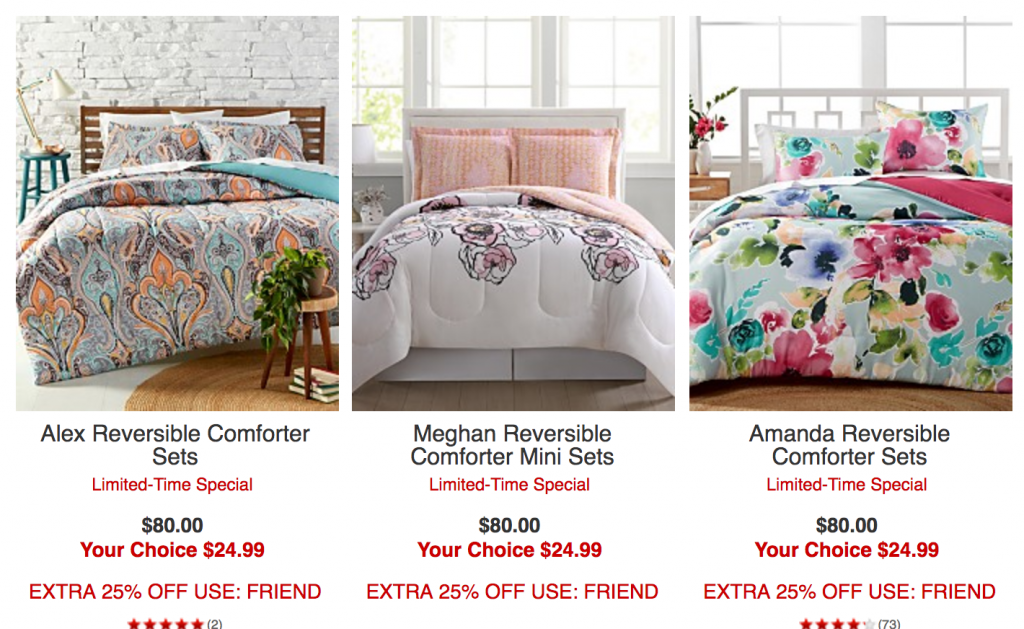 Bed In A Bag Bedding Sets Just $18.75! Over 20 Styles To Choose From!