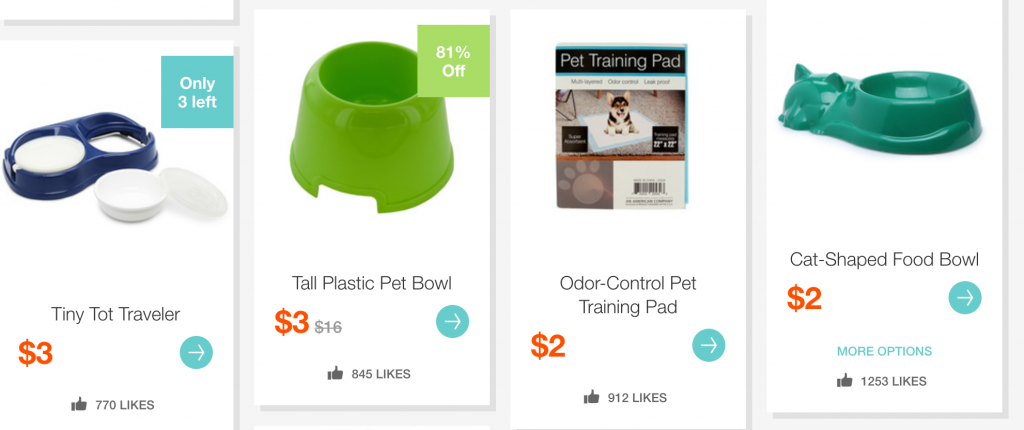 Pet Product Collection On Hollar! Prices As Low As $1.00!