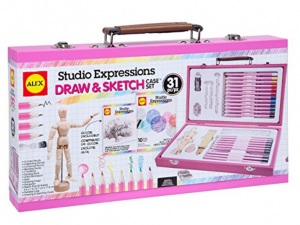 WOW! ALEX Art Studio Expressions Drawing & Sketch Case Set Just $16.92!