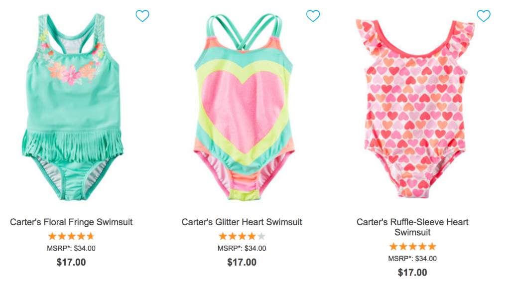 50% Off All Swim & Accessories At Carters!