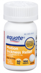 Equate Motion Sickness Relief 100-Count Just $2.80!