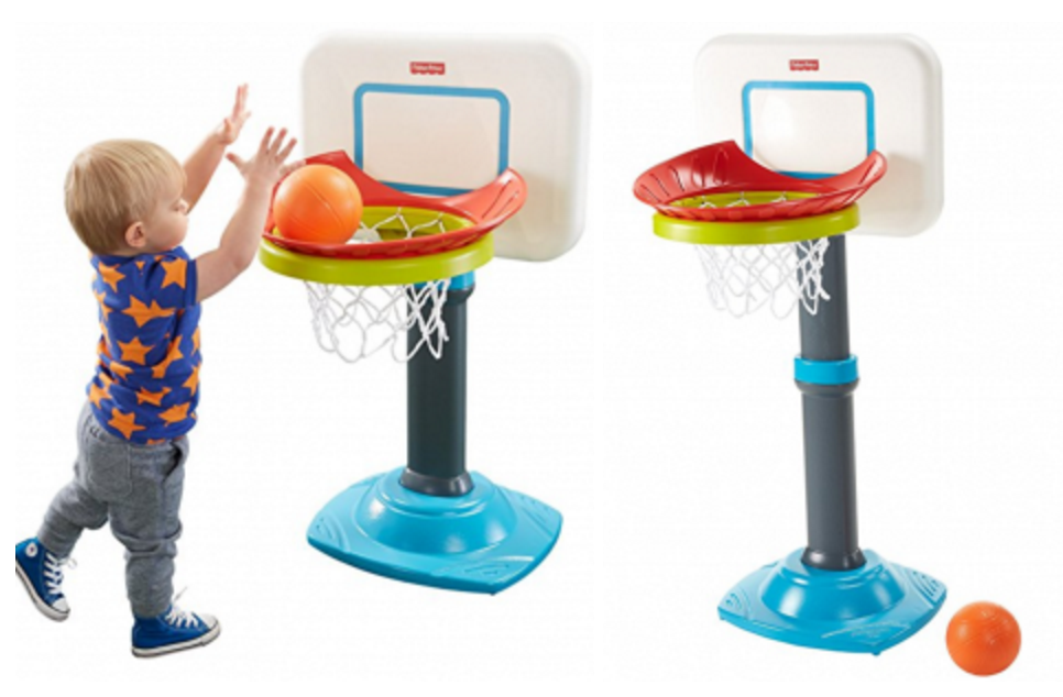 Fisher-Price Grow-to-Pro Junior Basketball Hoop Just $26.89!