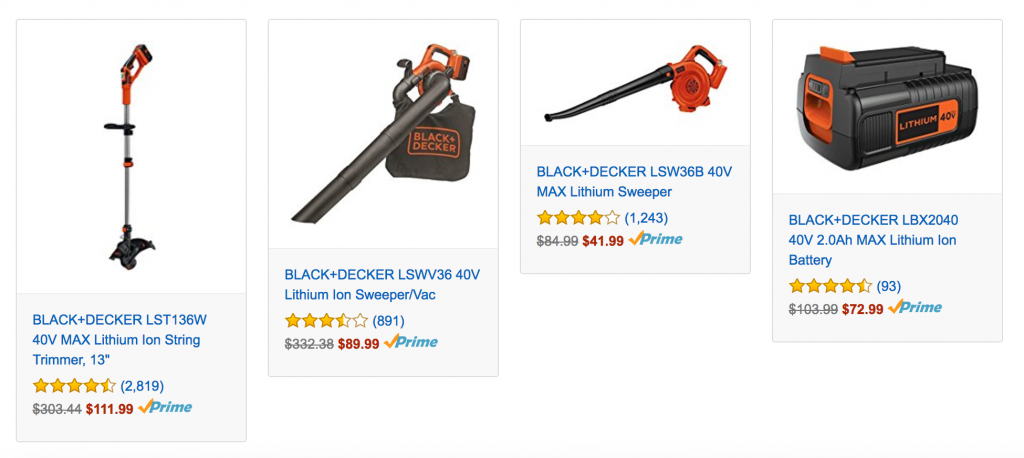 Save Big On Black & Deck Lawn & Power Tools Today Only On Amazon!