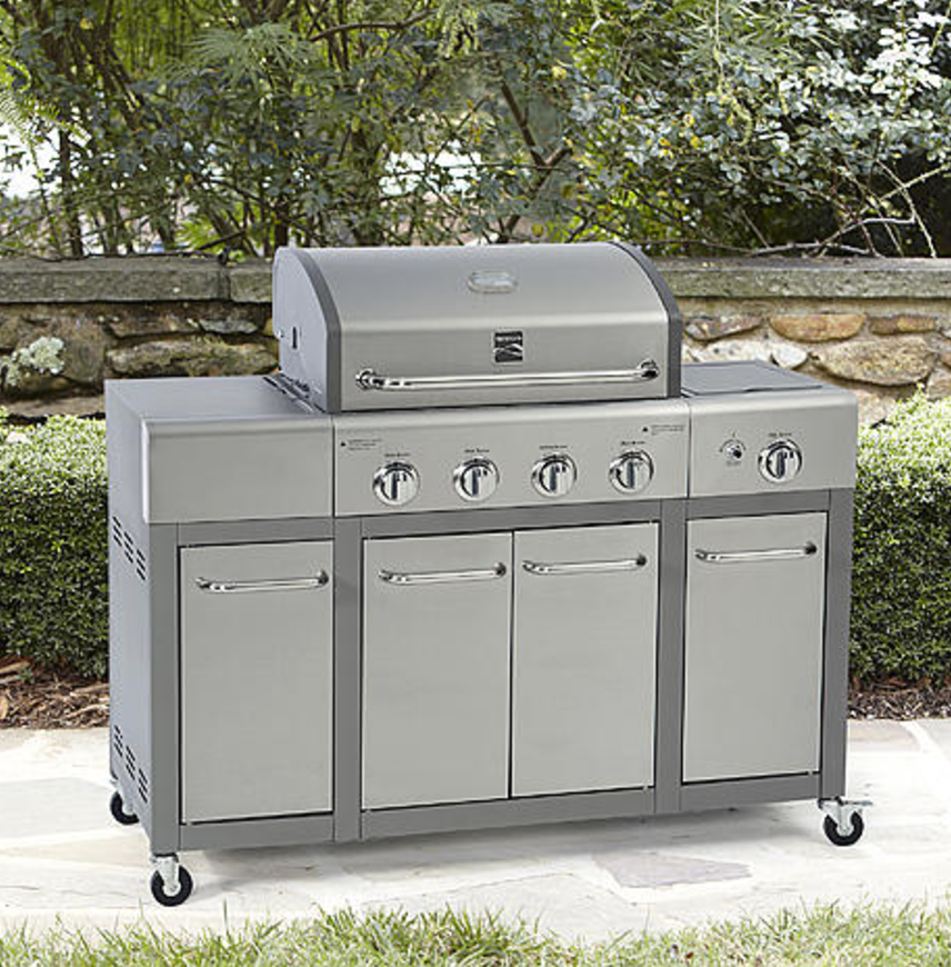 Kenmore 4-Burner Gas Grill with Storage Just $249.48! (Reg. $399.99)