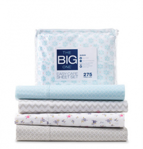 Kohls Lowest Prices Of The Season Sale! Earn Kohl’s Cash! The Big One Percale Sheets (Any Size) Just $