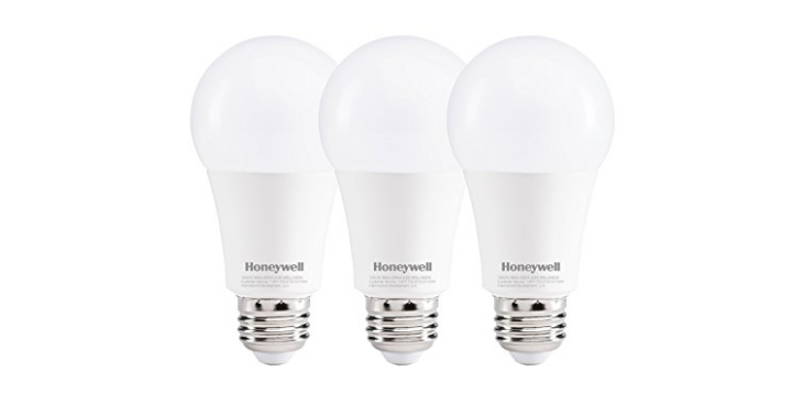 Honeywell LED Dimmable Light Bulbs (3 Pack) Only $3.29! (Reg. $12.99)