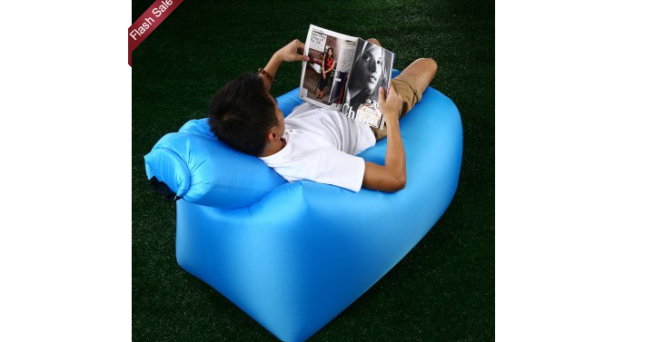 Ultralight Inflatable Lazy Sofa with Pillow Beach Chair Only $19.99 Shipped!
