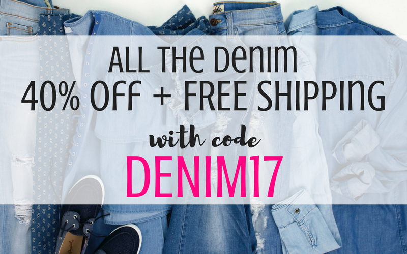Style Steals at Cents of Style – Denim for 40% Off! FREE SHIPPING!