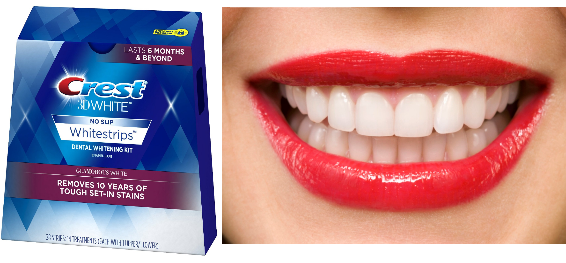 Crest 3D White Luxe Whitestrip Teeth Whitening Kit Only $14.95!