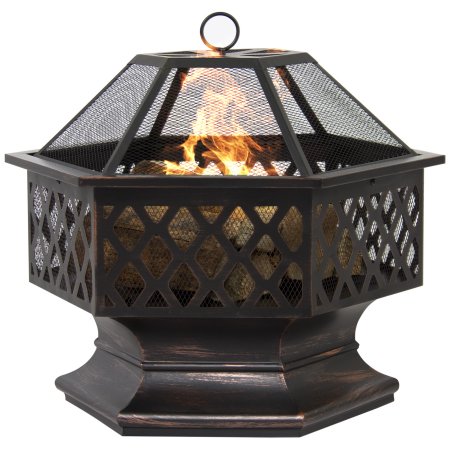 Hex Shaped Fire Pit – Just $79.99!