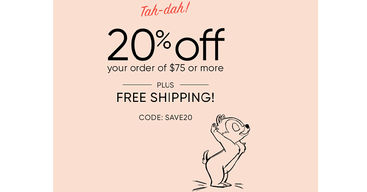 Disney Store: Take 20% off $75 or More + FREE Shipping! Great Deal on LEGO Sets!