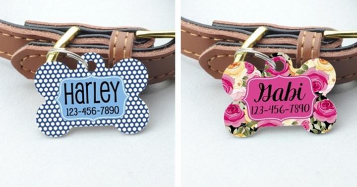 Custom 2 Sided Pet ID Tag – Only $5.99!
