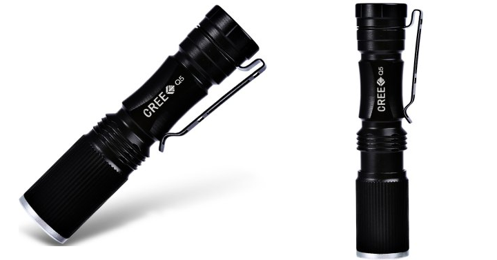 Cree Zoomable LED Flashlights Only $1.99 Shipped!