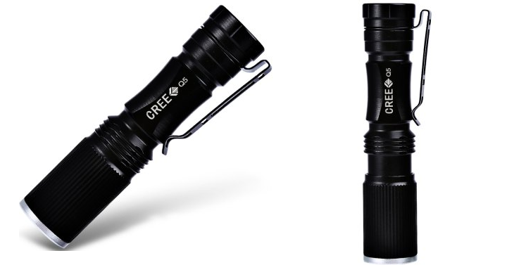 Cree Zoomable LED Flashlights Only $1.99 Shipped! Cree Zoomable LED Flashlights Only $1.99 Shipped!