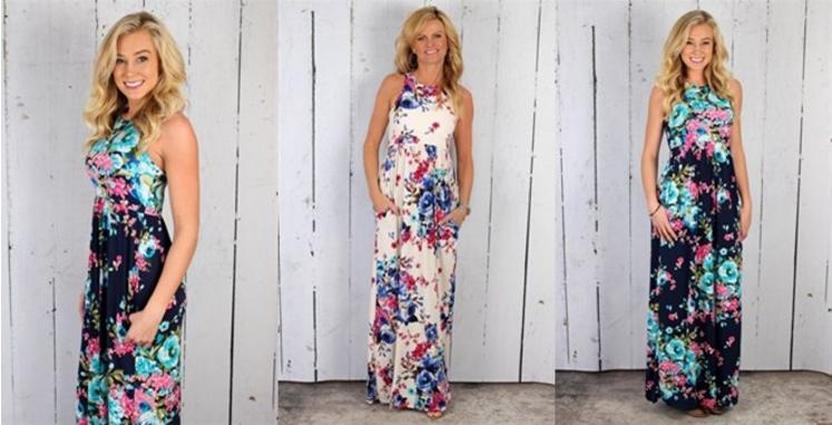 Floral Maxi Dresses – Only $29.99!