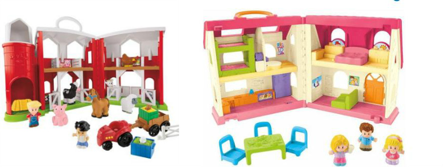 Fisher-Price Little People Surprise & Sounds Home or Fisher-Price Little People Animal Friends Farm – Only $25 Each!