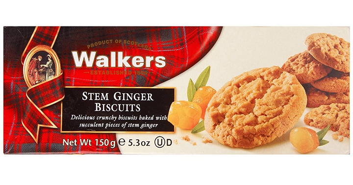 Amazon: Walker Shortbread Stem Ginger Biscuits 6 Count For $24.24!
