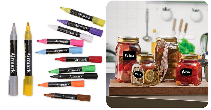 Airmark Erasable Liquid Chalk Marker Pen & Labels Starting at $7.86 on Amazon!
