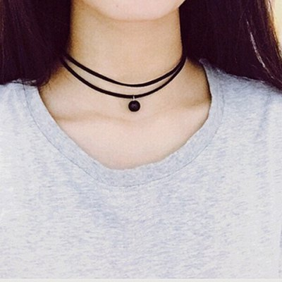 Vintage Double Layered Bead Choker Necklace Only $1.94 Shipped!