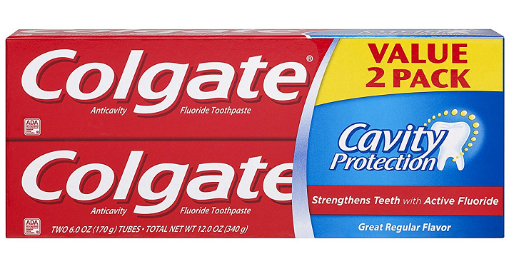Colgate Cavity Protection Toothpaste 2 Pack Only $2.82 Shipped!