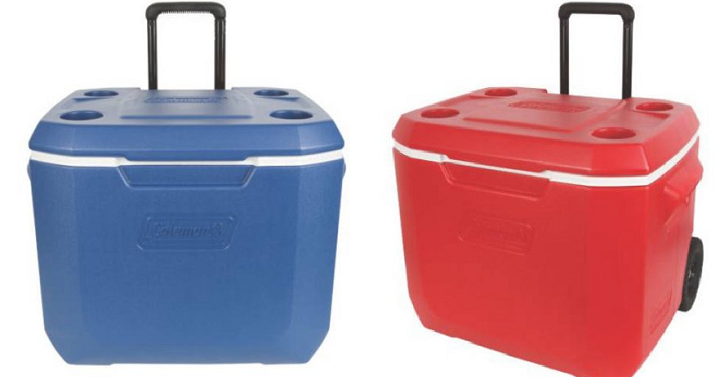 Coleman 50 Qt Wheeled Cooler Only $29.82!