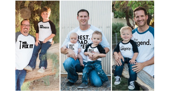 Jane: Daddy & Me Matching Reglan Shirts Only $12.99! PERFECT Father’s Day Gift!