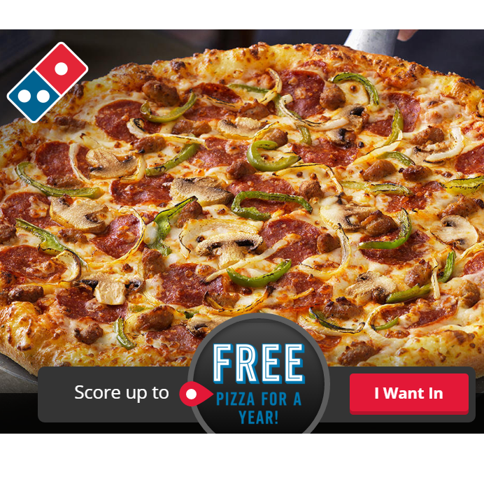 FREE eGift Code From Domino’s Pizza! 37,000 Available – Sign Up To Win One NOW! FREE eGift Code From Domino’s Pizza! 37,000 Available – Sign Up To Win One NOW!