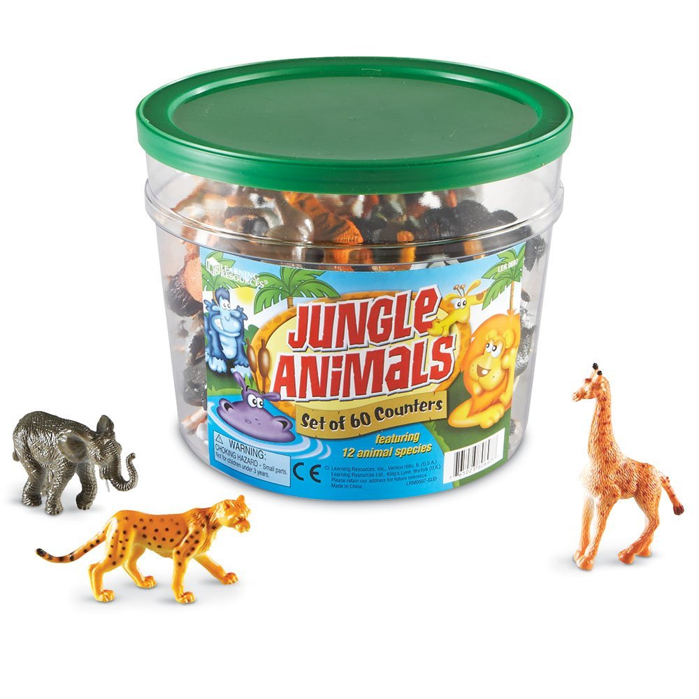 Prime Members: Jungle Animals Set of 60 Only $11.08 Shipped!