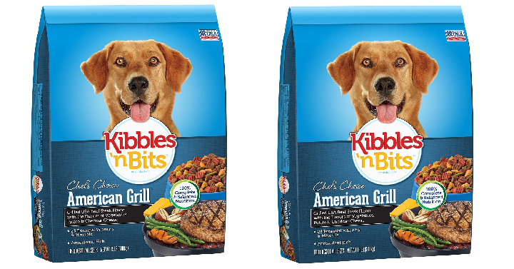 Kibbles ‘n Bits American Grill Grilled USA Beef Steak Flavor Dry Dog Food Only $9.99 Shipped!