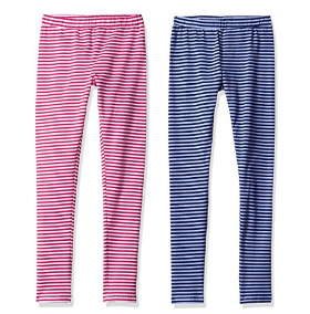 Girls’ Striped Jersey Leggings Starting at $3.70 on Amazon!