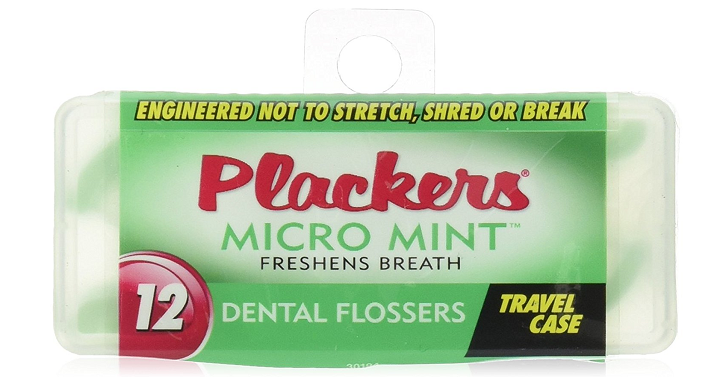 Plackers Micro Flosser with Travel Case (Mint) Only $1.05 Shipped!